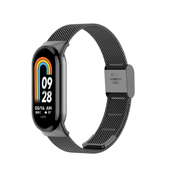 Metallrem för Xiaomi Mi Band 8/9 Svart