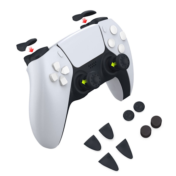 PS5 Controller Joystick Caps 8-i-1 Set: Förbättra Ditt Grepp