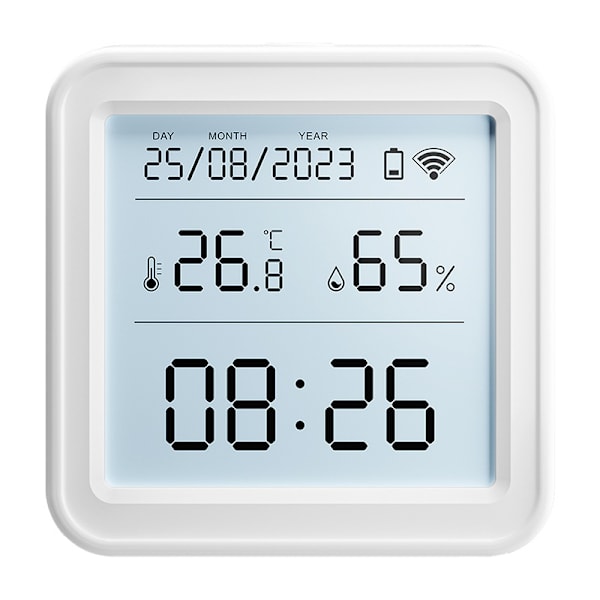 Zigbee Gosund ST17 LCD smart temperatur- og fugtighedssensor Tuya