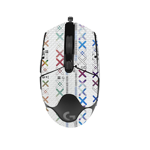 Forbedrede Grip Mouse Stickers til Logitech G102 MultiColor
