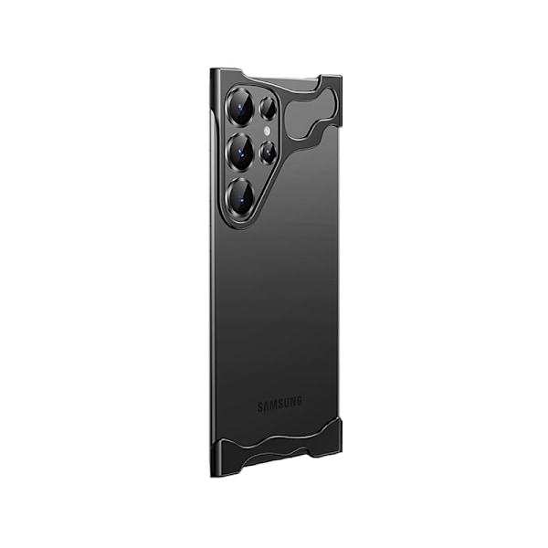Unikt metallramsfodral + linsskydd för Samsung S24