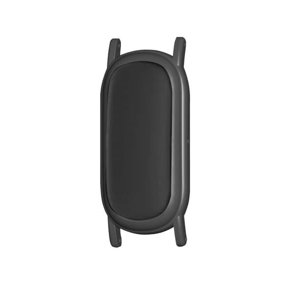 Connector-etui kompatibel med Fitbit Air 12mm rem | Fast forbindelse til daglig brug, PC-materiale, nem snap-in montering, flere farver Black Black