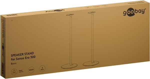 Kaiutinjalusta Modern Era 3 Base, valkoinen