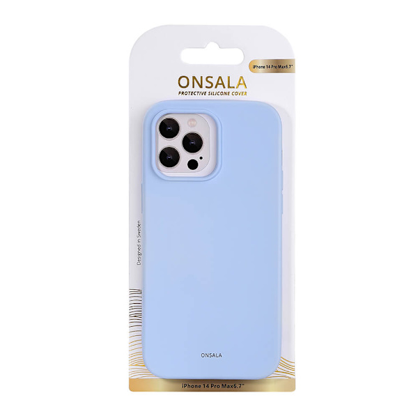 Mobilskal Silikon Light Blue - iPhone 14 Pro Max