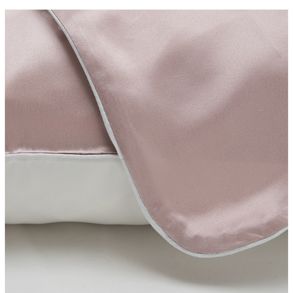 Tyynyliina 100 % Mulberry silkkiä Vaaleanpunainen