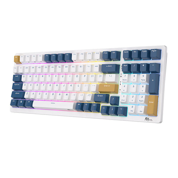 Mekaniskt tangentbord Royal Kludge RK98 RGB, röd switch (blå)