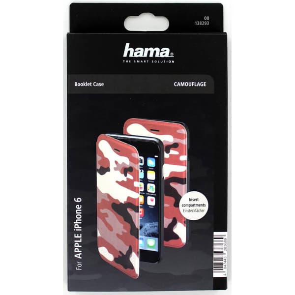 Plånboksväska DesignLine iPhone6/6S Camo Brun