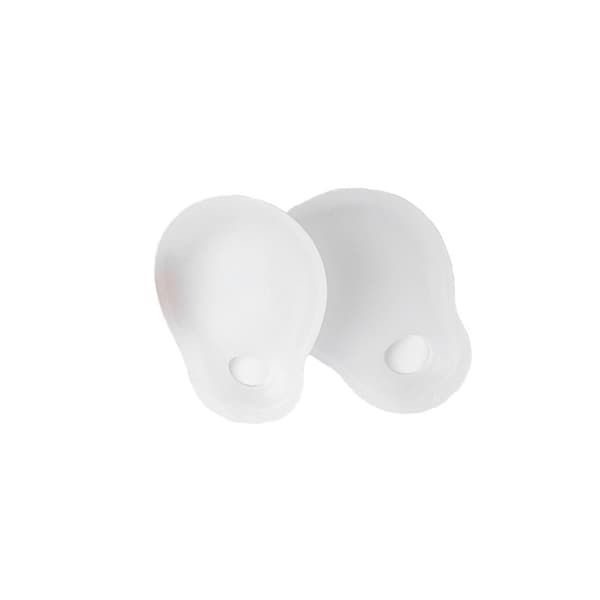 Bunion Corrector Toe Straightener, Blød SEBS Tåskinne til overlappende tæer, Hallux Valgus, Hammer Toe White White