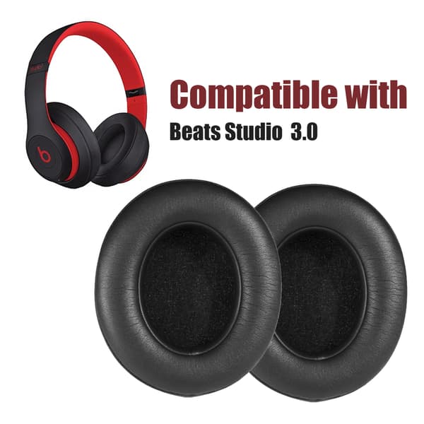 Öronkuddar till Beats Studio 3 - 1 par Black Black