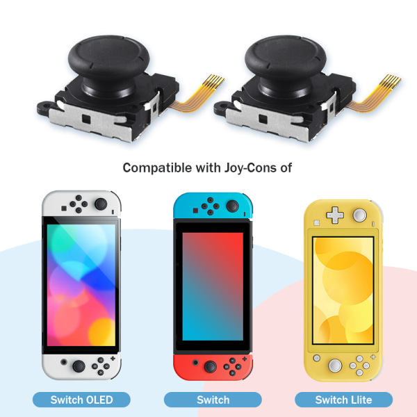 Hall Effect Joystick Replacement Kit til Switch OLED