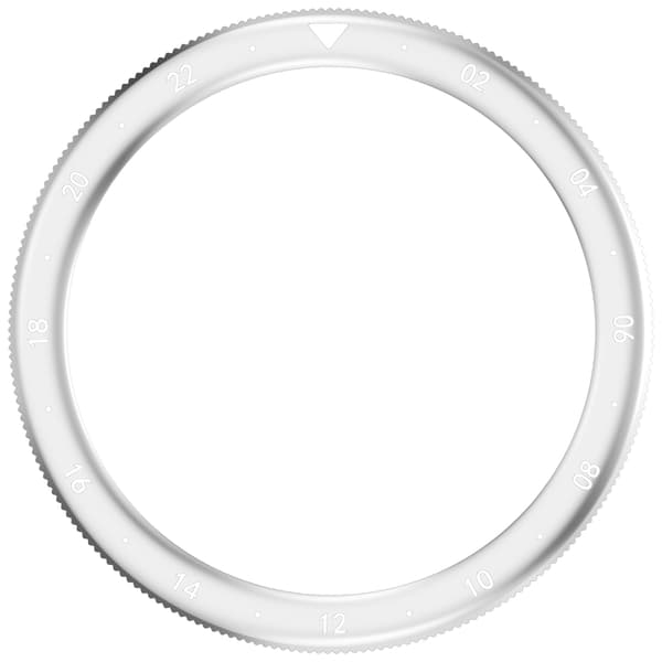 Urramme i rustfrit stål til Xiaomi Watch S4/S3 Dual time zone silver-white