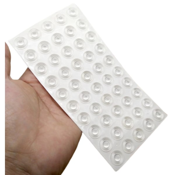 Självhäftande dörrstopp Skyddskuddar 100-pack