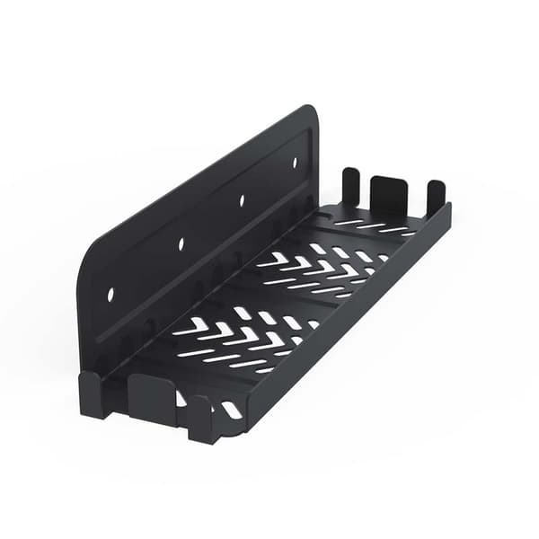 Seinäkiinnitettävä säilytysteline Switch-konsolille