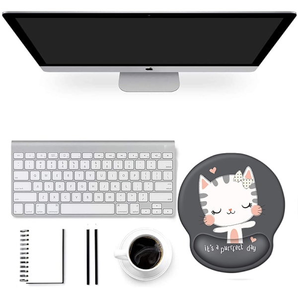 Hiirimatto ergonomisella rannetuella Monivärinen