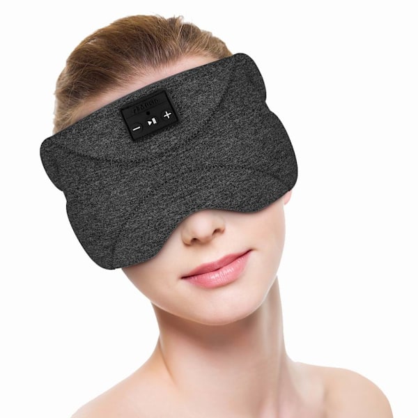 INF Bluetooth pannband/sovmask Sovhörlurar Svart