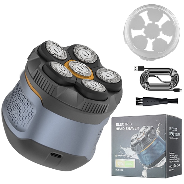 Rotationselrakhyvel 372 Elektropläterad Blå