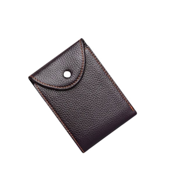 RFID-blokerende multifunktionel kortholder Brown Brown