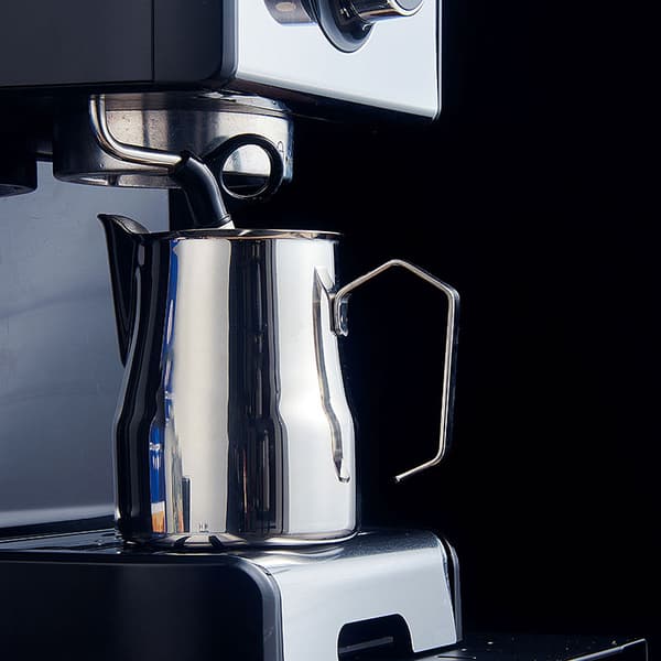 304 Rustfrit Stål Kaffe Mælkeskumningskande 350ml Sølv