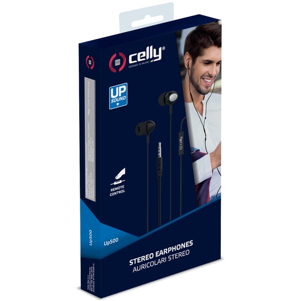 Hovedtelefon In-Ear-kabel 3,5 mm UP500 Sort