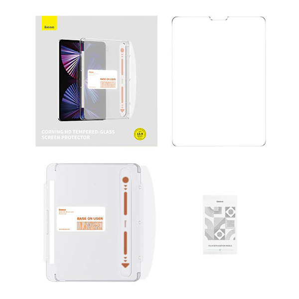 Härdat glas Baseus Corning 0,4 mm för Pas Pro 12,9"