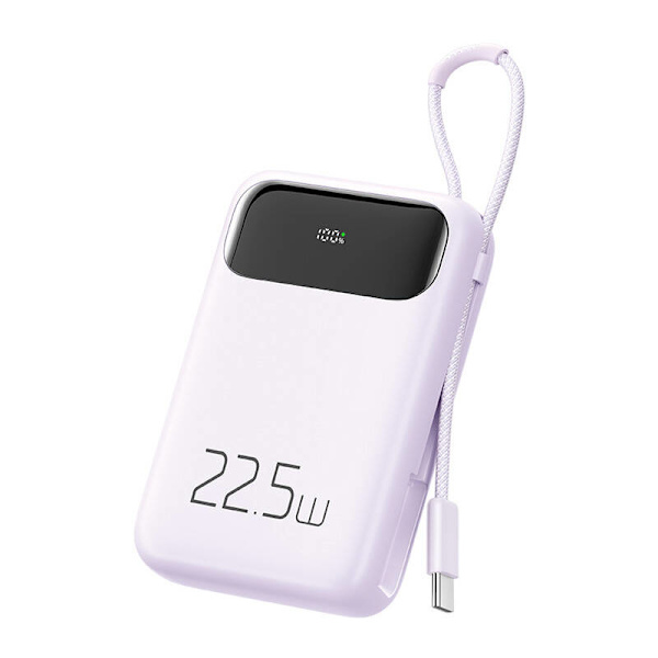 Mcdodo Power Bank MC-3245 10000mAh, 22,5W, upp till C (lila)