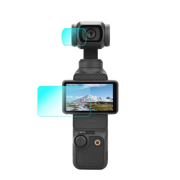 Objektivskydd i härdat glas för DJI Osmo Pocket 3 Transparent Transparent