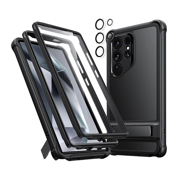 ESR Armor Kickstand til Samsung Galaxy S24 Ultra (sort)