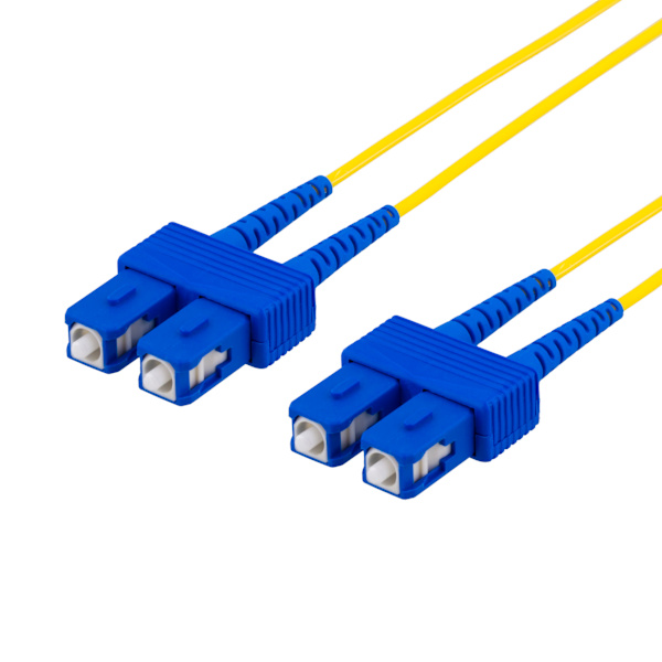 OS2 Fiber cable, SC - SC, duplex, singlemode, 1m