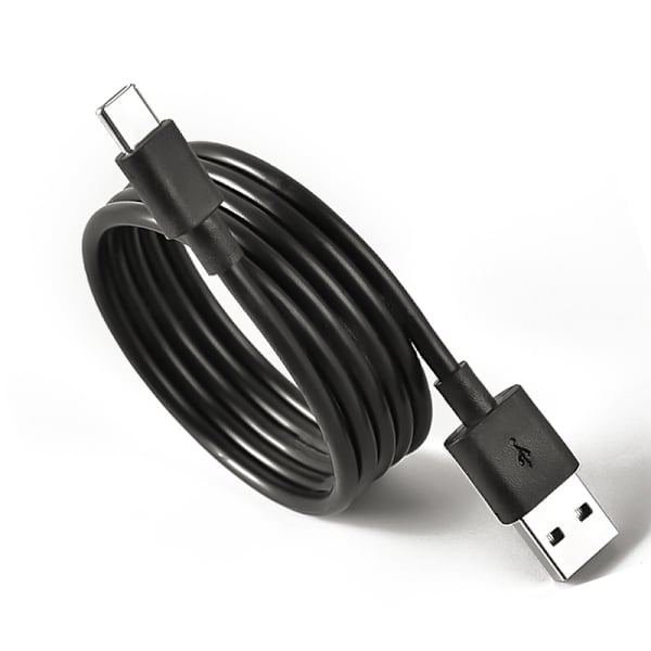 3A Snabbladdning Type-C Kabel (2-Pack) Svart L