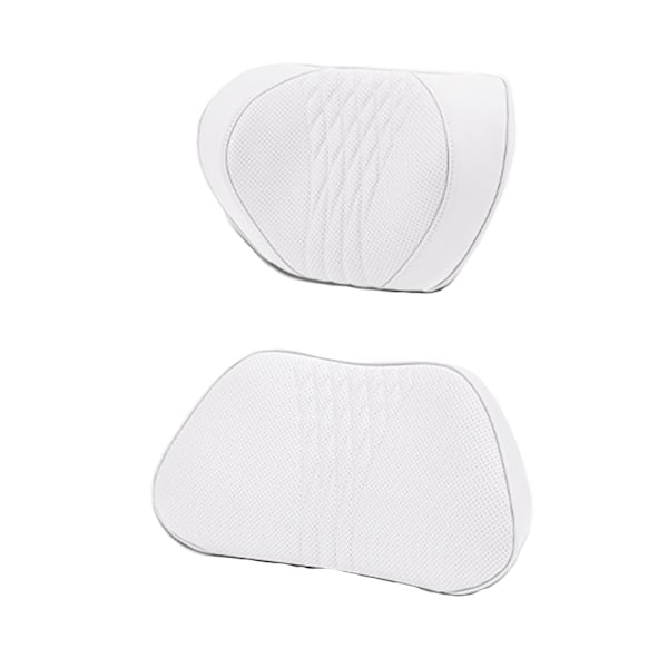 Auton ristiseläntuen tyynysetti White White