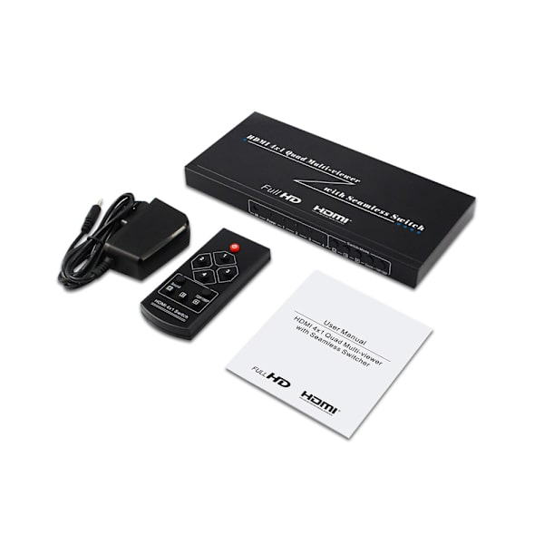 HDMI-kytkin, 4 sisään 1 ulos - 1080P
