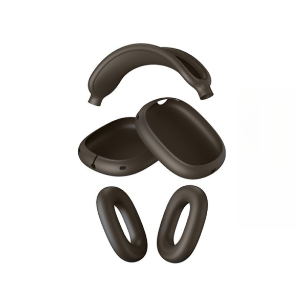 Hörlursfodral för Airpods Max hörlurar 3-delat Mörkgrå