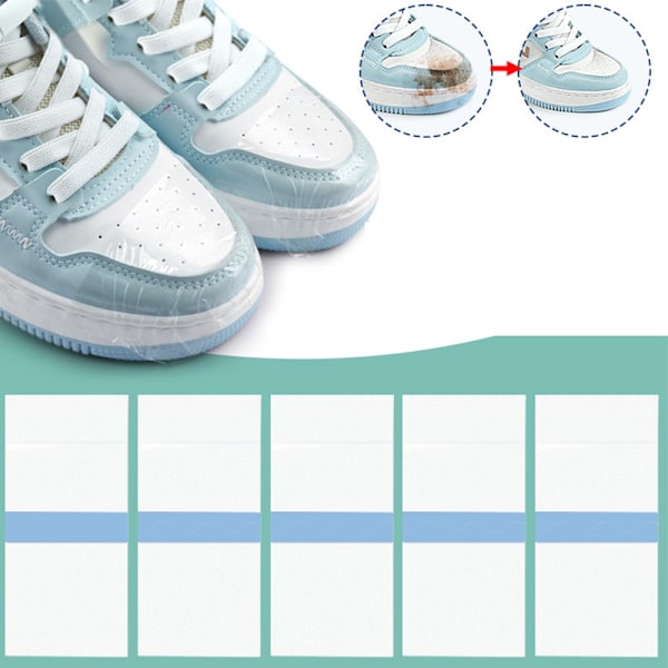 Invisible Shoe Toe Protector Stickers (20 stk.)