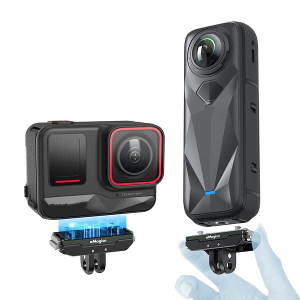Metall Snabbfäste för Insta360 X5/Ace Pro 2 - Säkert och Snabbt Kameramontering