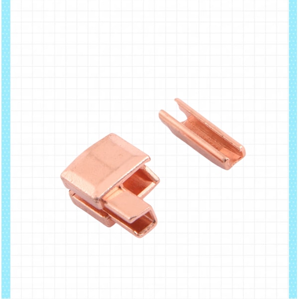 Rose Gold Dragkedjeslider Ersättningskit - 10 st