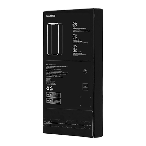 Karkaistu lasi Baseus Corning iPhone 14 Prolle sisäänrakennetulla pölysuodattimella