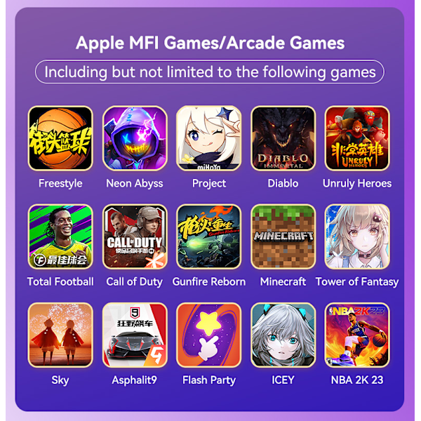 D8 Trådløs Strækbar Gamepad til Telefoner og Tablets Grå