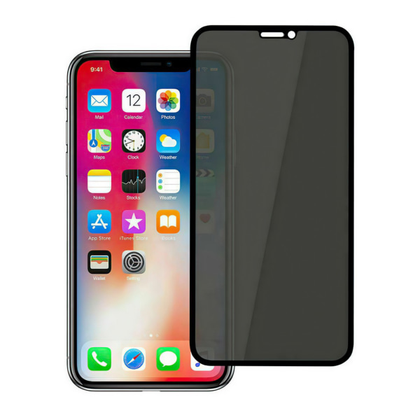 iPhone XR Privacy Screen Protector – Anti-spion, ridsefast, fuld dækningsbeskyttelse iPhone XR Sort
