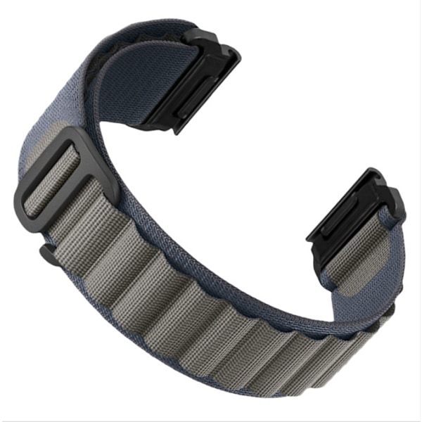 Nailoninen ranneke Garmin Fenix 8/8S/6/6X/7/7X/Pro/Tactix -kelloille Sininen 26 mm