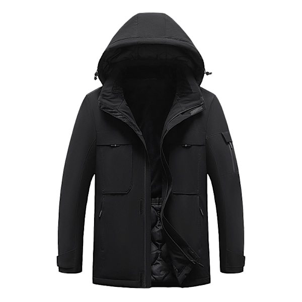 Musta lämmitetty takki - Dual Control 9 vyöhykettä 6XL