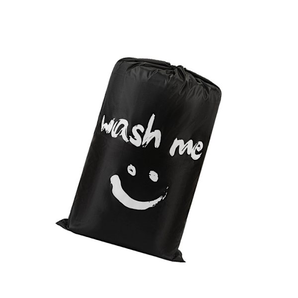 Dragsko Beam Mouth Finishing Bag Tvättväska förvaringsväska Glad gubbe Svart