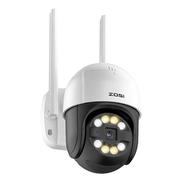 IP utomhuskamera ZOSI C289 WiFi Pan Tilt 3MP IP66 med 32GB microSD-kort