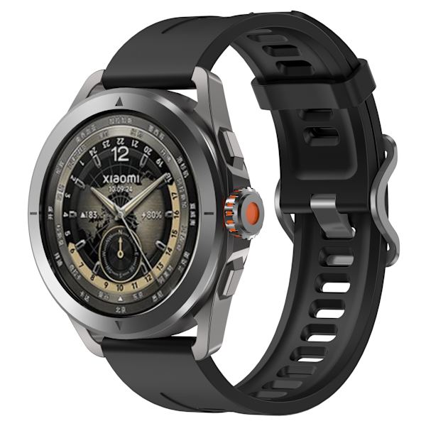 Silikone rem til Xiaomi Watch S4 Sport Sort