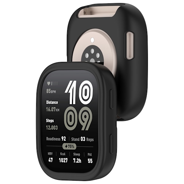 Silikonskyddsfodral för Amazfit Bip 6 (A2435) Svart