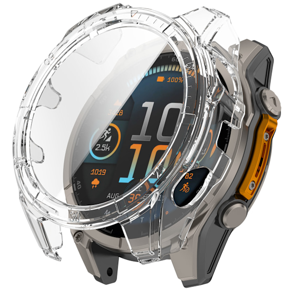 Garmin Fenix 8 -kellon suojakotelo Läpinäkyvä 51 mm