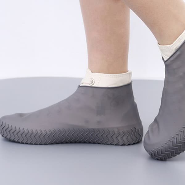 Silikoniset kengänsuojat imukupeilla Grey M Grey M