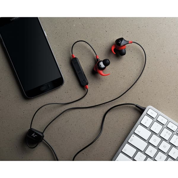 KITSOUND Immerse Active ANC -langattomat nappikuulokkeet, punainen