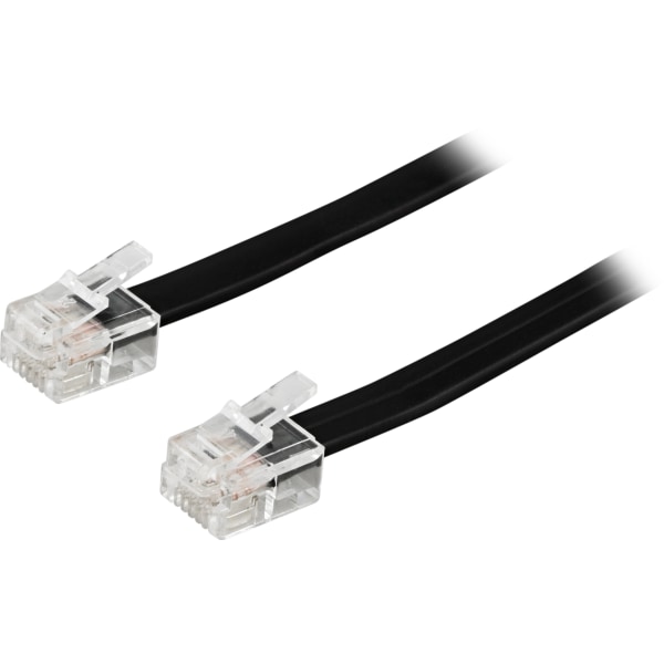 Modular cable RJ12/6C 3m, black