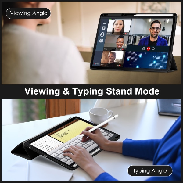 Tri-Fold Stand Tablet Case (Pen Slot) til Samsung Galaxy Tab  Mo