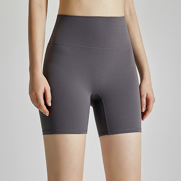 Sømløse yogashorts Grå